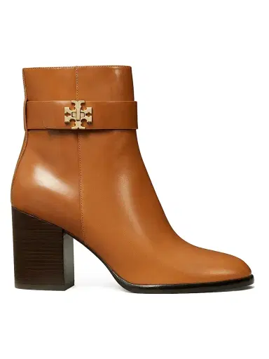 Tory Burch Women's T-Lock 80MM Leather Ankle Boots - Sierra Cognac - Size 9.5 | Thumbnail 1 Tory Burch Women's T-Lock 80MM Leather Ankle Boots - Sierra Cognac - Size 9.5 | Thumbnail 1