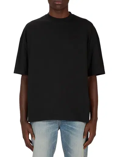 AMIRI Men's Logo Oversized Crewneck T-Shirt - Black - Size Small | Thumbnail 1