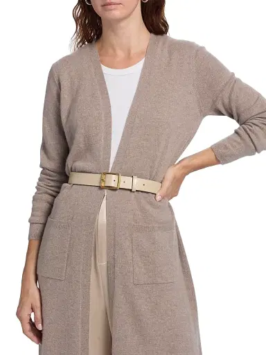Saks Fifth Avenue Women's COLLECTION Cashmere Open-Front Duster - Pebble Heather - Size XL | Thumbnail 6 Saks Fifth Avenue Women's COLLECTION Cashmere Open-Front Duster - Pebble Heather - Size XL | Thumbnail 6