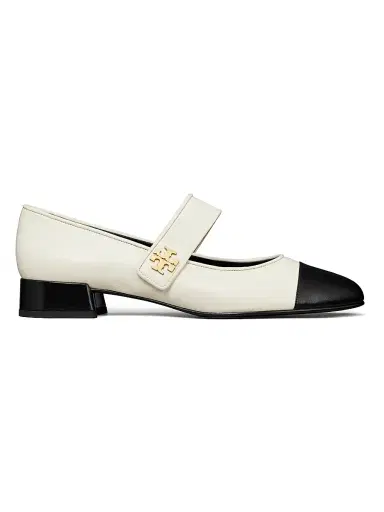 Tory Burch Women's Cap-Toe Mary Jane Ballet Flats | Thumbnail 1 Tory Burch Women's Cap-Toe Mary Jane Ballet Flats | Thumbnail 1