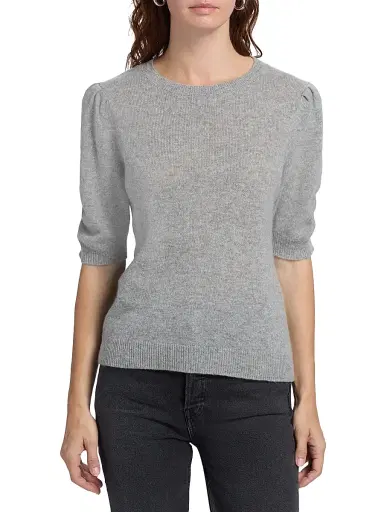 Saks Fifth Avenue Women's Pleated Cashmere Sweater | Thumbnail 3