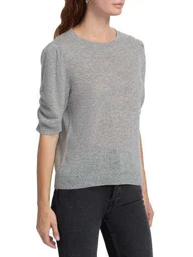 Saks Fifth Avenue Women's Pleated Cashmere Sweater | Thumbnail 4