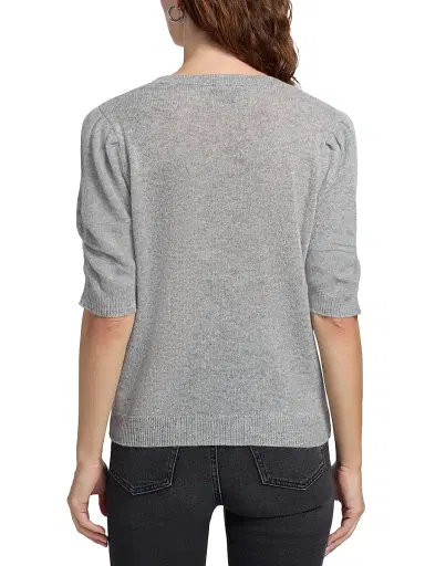Saks Fifth Avenue Women's Pleated Cashmere Sweater | Thumbnail 5