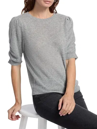 Saks Fifth Avenue Women's Pleated Cashmere Sweater | Thumbnail 6