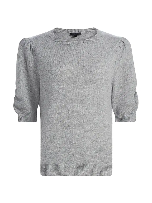 Saks Fifth Avenue Women's Pleated Cashmere Sweater - Flannel