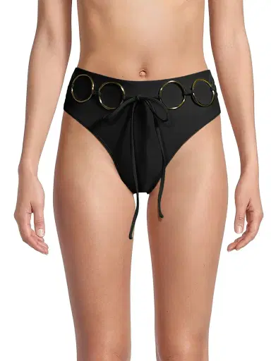 Ramy Brook Women's Kimber Bikini Bottom - Black | Thumbnail 3