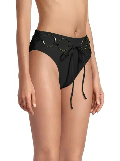 Ramy Brook Women's Kimber Bikini Bottom - Black | Thumbnail 4