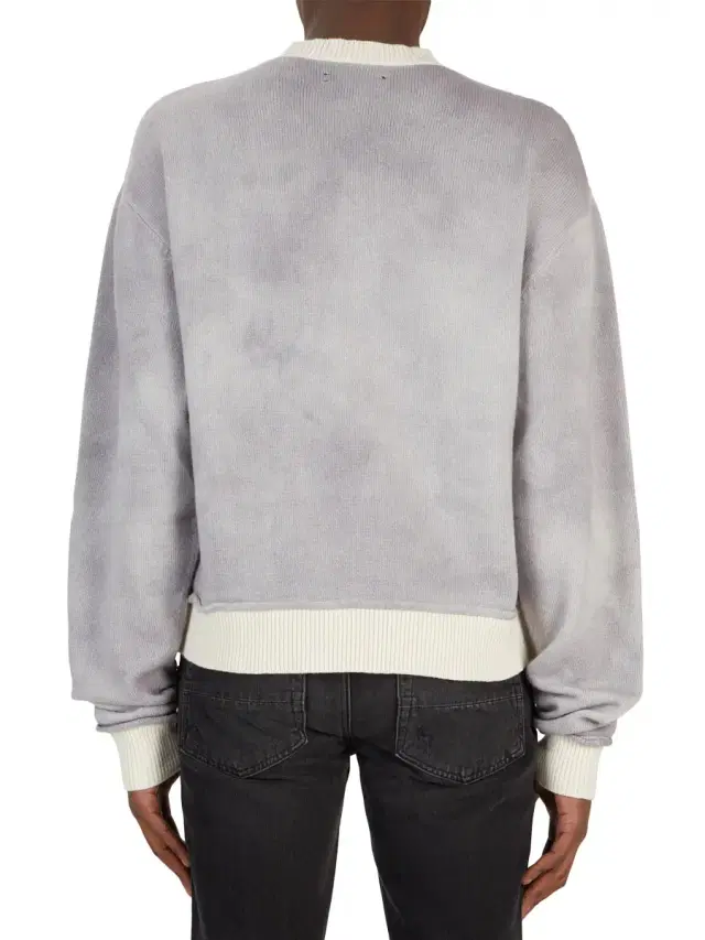 Men's Vintage Cashmere Logo Crewneck Sweatshirt - Grey