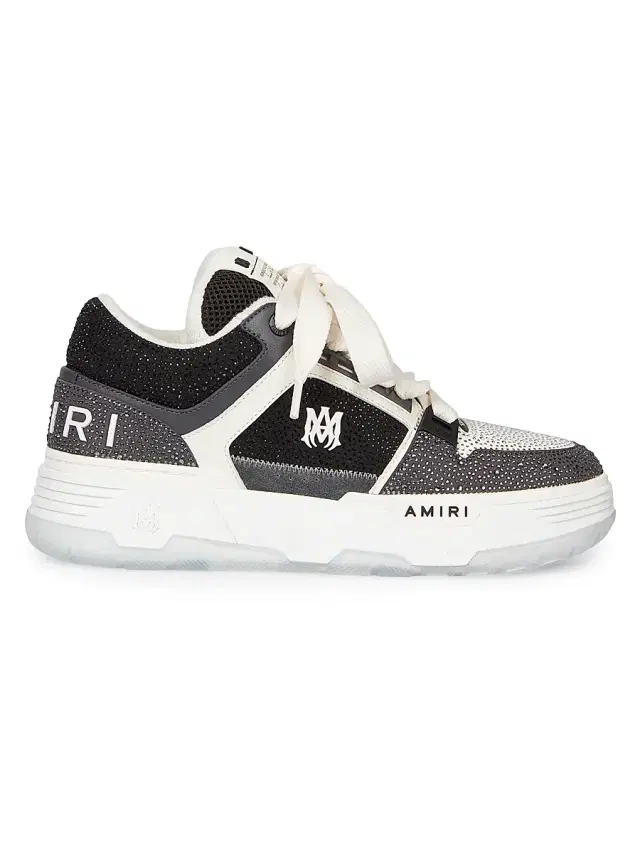 Men's MA-1 Crystal-Embellished Low-Top Sneakers - Black