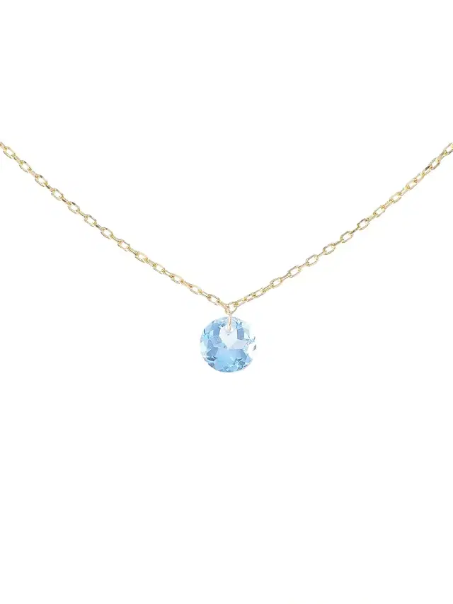 Women's Chakras 18K Yellow Gold & Turquoise Pendant Necklace - Blue Turquoise