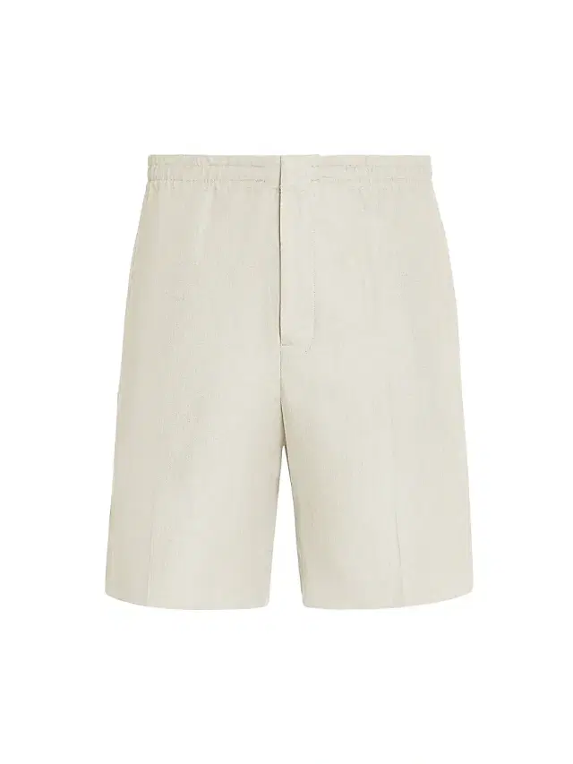 ZEGNA Men's Oasi Lino Bermuda Shorts - Off White