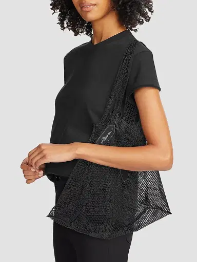 3.1 Phillip Lim Women's Embroidered Mesh Market Tote Bag | Thumbnail 2