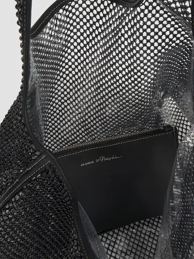 3.1 Phillip Lim Women's Embroidered Mesh Market Tote Bag | Thumbnail 5