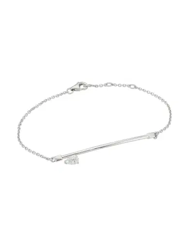 Repossi Women's Serti Sur Vide 18K White Gold & Diamond Chain Bracelet/6.69" - White Gold | Thumbnail 1 Repossi Women's Serti Sur Vide 18K White Gold & Diamond Chain Bracelet/6.69" - White Gold | Thumbnail 1