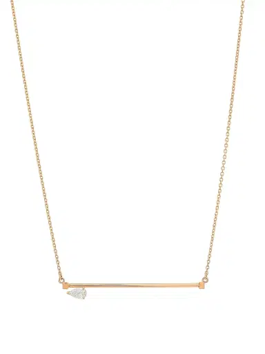 Repossi Women's Serti Sur Vide 18K Gold & 0.30 TCW Diamond Pendant Necklace - Rose Gold | Thumbnail 1