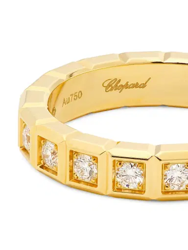 Chopard Women's Ice Cube 18K Yellow Gold & Diamond Ring - Gold | Thumbnail 2