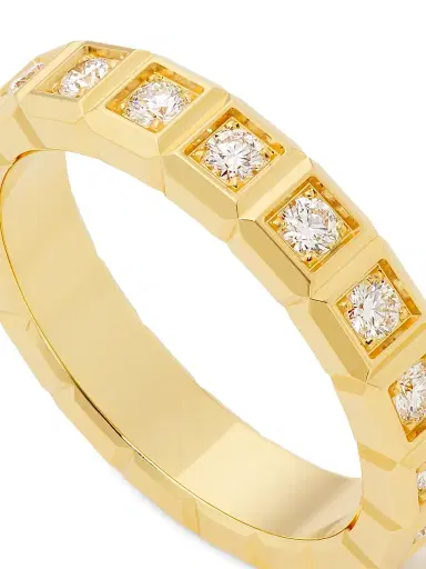 Chopard Women's Ice Cube 18K Yellow Gold & Diamond Ring - Gold | Thumbnail 3
