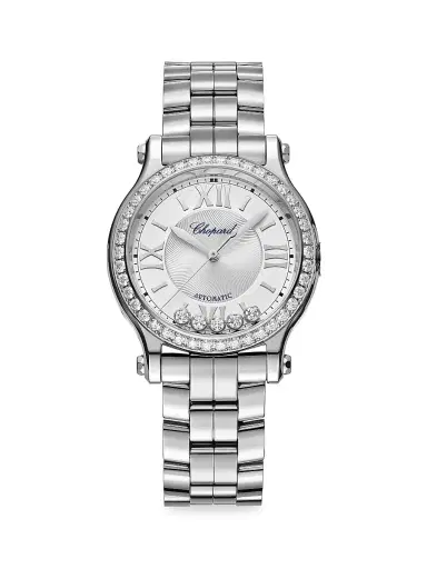 Chopard Women's Happy Sport Stainless Steel & Diamond Bracelet Watch - Silver | Thumbnail 1 Chopard Women's Happy Sport Stainless Steel & Diamond Bracelet Watch - Silver | Thumbnail 1