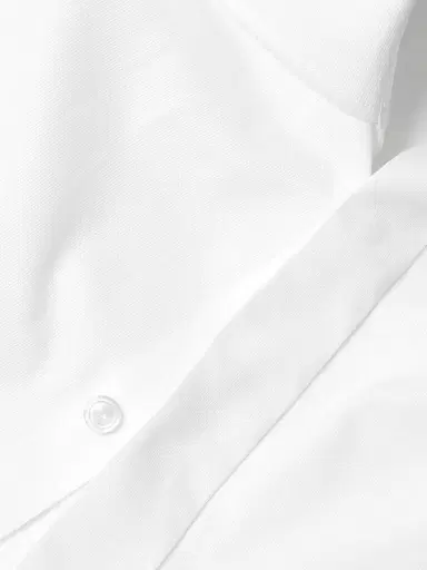 Charvet Men's Hidden Placket Formal Shirt - White | Thumbnail 6 Charvet Men's Hidden Placket Formal Shirt - White | Thumbnail 6