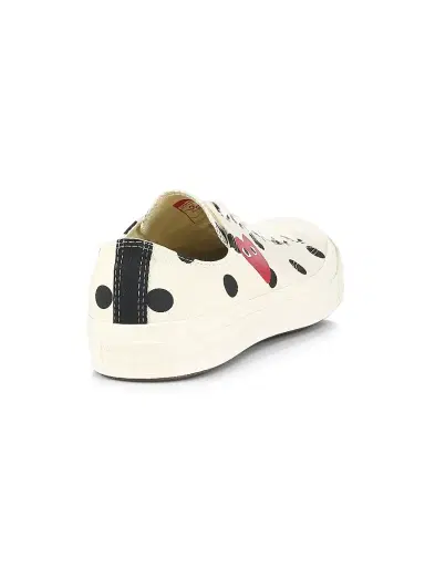 Comme des Garçons PLAY CdG PLAY x Converse Men's Chuck Taylor All Star Polka Dot Low-Top Sneakers | Thumbnail 3 Comme des Garçons PLAY CdG PLAY x Converse Men's Chuck Taylor All Star Polka Dot Low-Top Sneakers | Thumbnail 3
