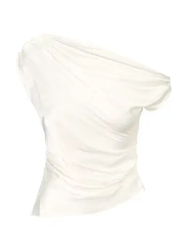 Staud Women's Phare Asymmetric Silk-Blend Top | Thumbnail 1 Staud Women's Phare Asymmetric Silk-Blend Top | Thumbnail 1