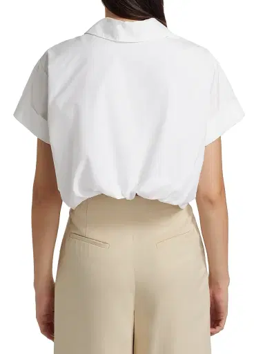 TWP Women's Forever And Always Poplin Top | Thumbnail 5 TWP Women's Forever And Always Poplin Top | Thumbnail 5