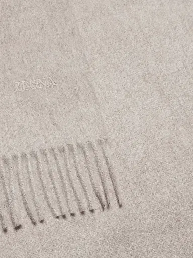 Zegna Men's Oasi Cashmere Scarf | Thumbnail 2 Zegna Men's Oasi Cashmere Scarf | Thumbnail 2