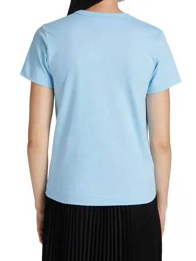 Comme des Garçons PLAY Women's Heart Cotton T-Shirt - Blue | Thumbnail 5