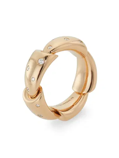 Vhernier Women's Calla 18K Rose Gold & Diamond Ring - Rose Gold | Thumbnail 3 Vhernier Women's Calla 18K Rose Gold & Diamond Ring - Rose Gold | Thumbnail 3
