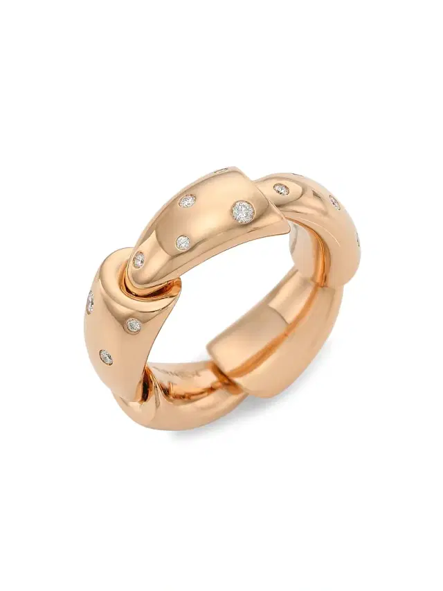 Women's Calla 18K Rose Gold & Diamond Ring - Rose Gold