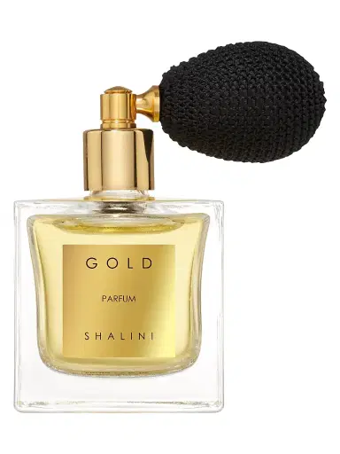 Shalini Parfum Women's Gold Parfum Cubique Bulb Atomizer | Thumbnail 1 Shalini Parfum Women's Gold Parfum Cubique Bulb Atomizer | Thumbnail 1