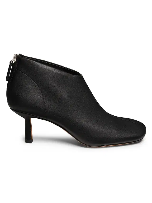 Women's ID Glove 65MM Leather Booties - Black