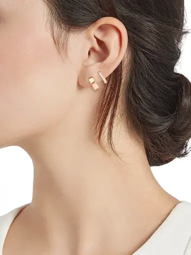 Repossi Women's Berbere 18K Rose Gold & Diamond Single Ear Cuff | Thumbnail 2