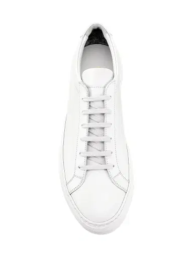 Common Projects Men's Original Achilles Leather Low-Top Sneakers - Grey | Thumbnail 12 Common Projects Men's Original Achilles Leather Low-Top Sneakers - Grey | Thumbnail 12