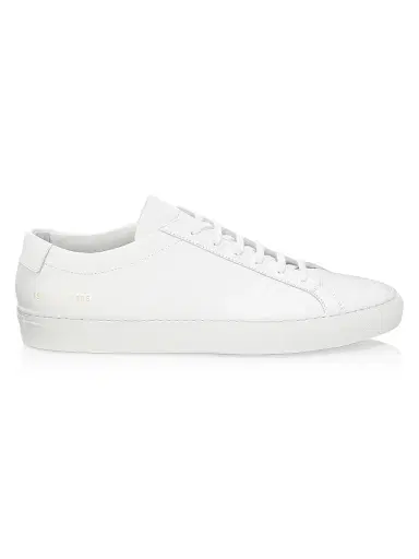 Common Projects Men's Original Achilles Leather Low-Top Sneakers - Grey | Thumbnail 8 Common Projects Men's Original Achilles Leather Low-Top Sneakers - Grey | Thumbnail 8