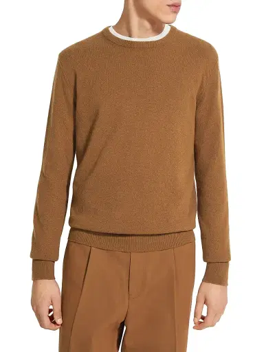 Zegna Men's Oasi Cashmere Crewneck T-Shirt | Thumbnail 2 Zegna Men's Oasi Cashmere Crewneck T-Shirt | Thumbnail 2