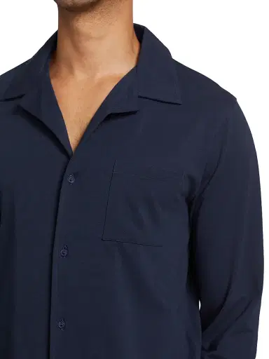 Saks Fifth Avenue Men's COLLECTION Cotton 2-Piece Pajama Set | Thumbnail 6 Saks Fifth Avenue Men's COLLECTION Cotton 2-Piece Pajama Set | Thumbnail 6