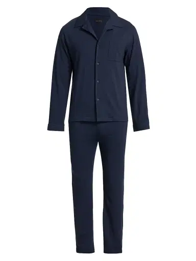 Saks Fifth Avenue Men's COLLECTION Cotton 2-Piece Pajama Set | Thumbnail 1 Saks Fifth Avenue Men's COLLECTION Cotton 2-Piece Pajama Set | Thumbnail 1