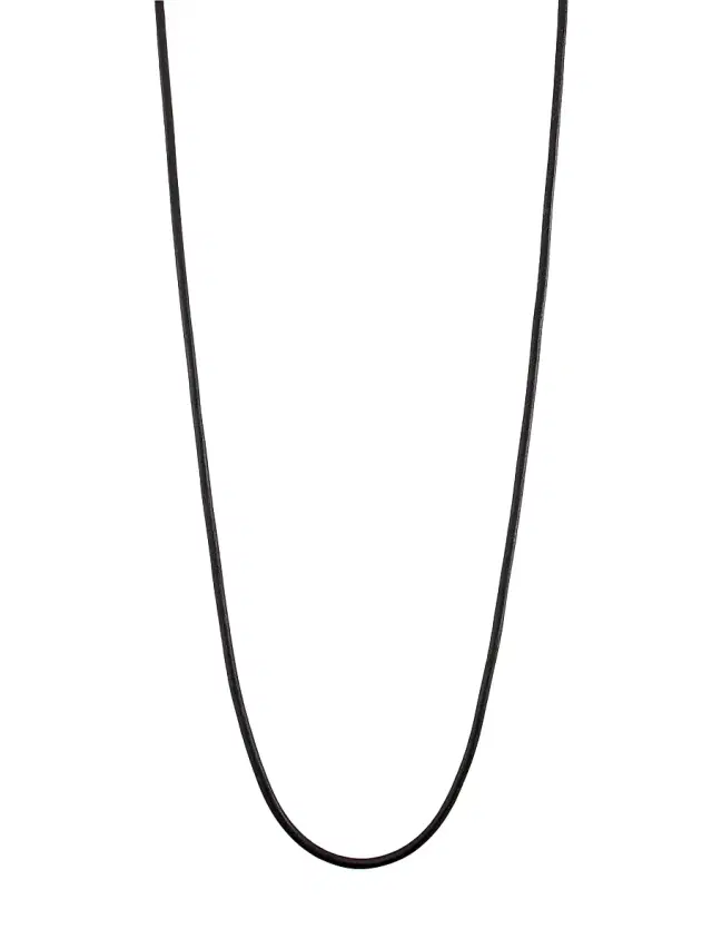 Women's Florence86 Leather Cord Necklace - Black