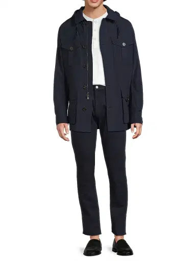 Ralph Lauren Purple Label Men's Sherrington Twil Slim Pants - Classic Chairman Navy - Size 40 | Thumbnail 2 Ralph Lauren Purple Label Men's Sherrington Twil Slim Pants - Classic Chairman Navy - Size 40 | Thumbnail 2