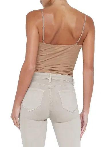 L'Agence Women's Gelina Rusched Bodysuit - Dark Cappuccino - Size XXL | Thumbnail 5