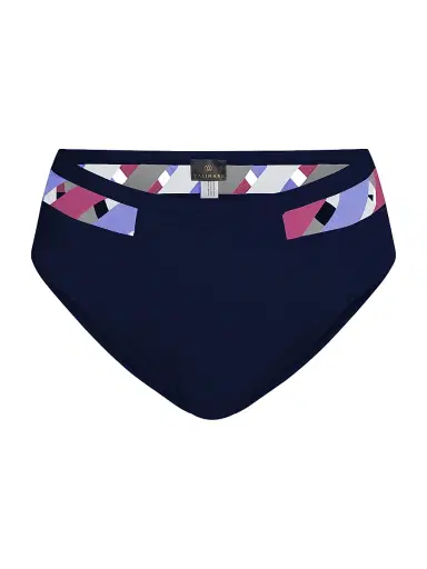 Valimare Women's Martinique High-Rise Bikini Bottoms - Navy | Thumbnail 1