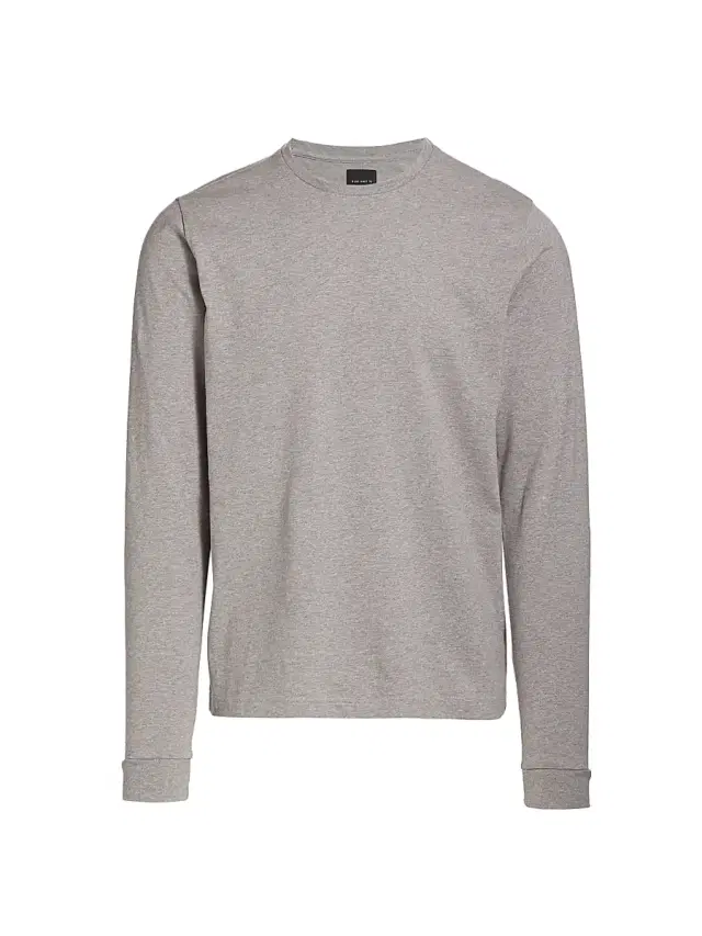 Men's COLLECTION Heathered Pajama Top - Heathered Dark Grey