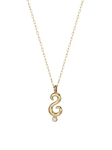 Tamara Comolli Women's Why 18K Yellow Gold & Diamond Pendant Necklace - Yellow Gold | Thumbnail 1 Tamara Comolli Women's Why 18K Yellow Gold & Diamond Pendant Necklace - Yellow Gold | Thumbnail 1