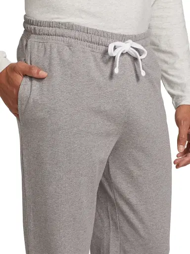 Saks Fifth Avenue Men's COLLECTION Heathered Pajama Pants - Heathered Dark Grey - Size XXL | Thumbnail 6