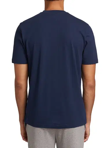 Saks Fifth Avenue Men's COLLECTION Henley Pajama Top - Navy - Size Small | Thumbnail 5