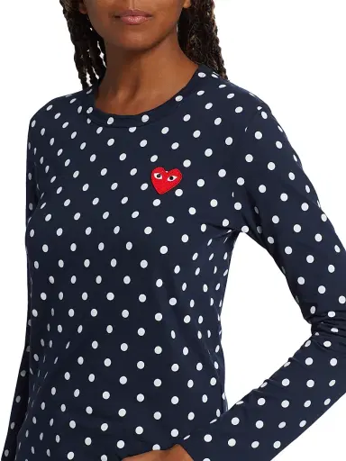 Comme des Garçons PLAY Women's Polka-Dot T-Shirt | Thumbnail 5 Comme des Garçons PLAY Women's Polka-Dot T-Shirt | Thumbnail 5