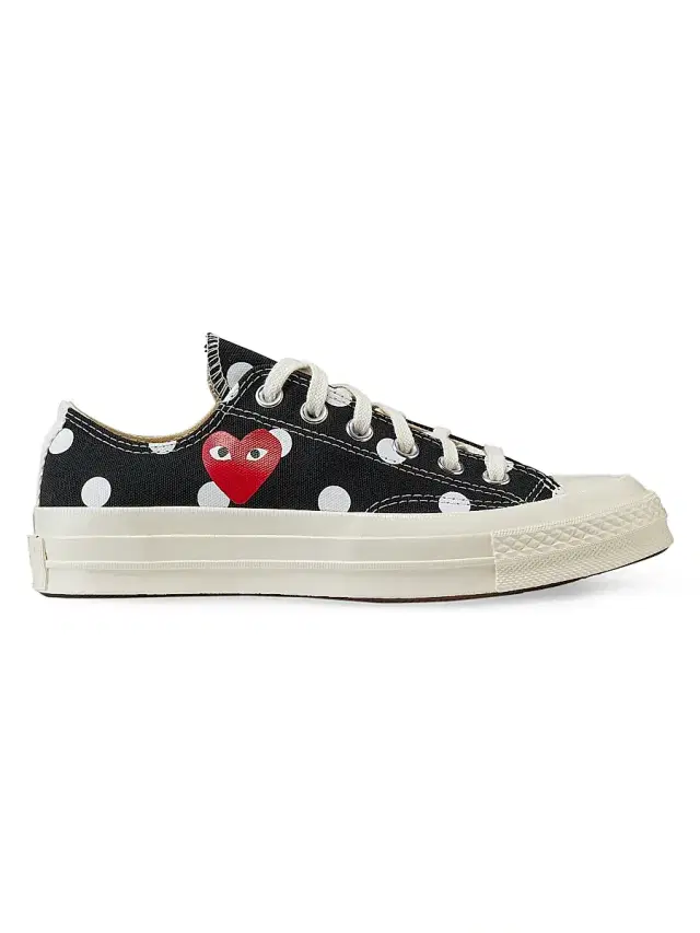 Comme des Garçons PLAY CdG PLAY x Converse Women's Chuck Taylor All Star Polka Dot Low-Top Sneakers - Black