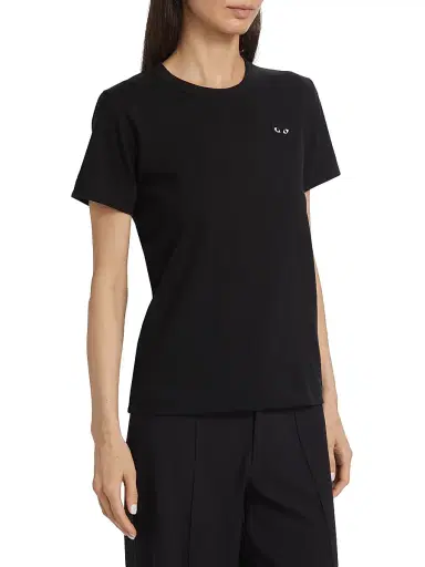 Comme des Garçons PLAY Women's Heart T-Shirt - Black - Size XS | Thumbnail 4 Comme des Garçons PLAY Women's Heart T-Shirt - Black - Size XS | Thumbnail 4