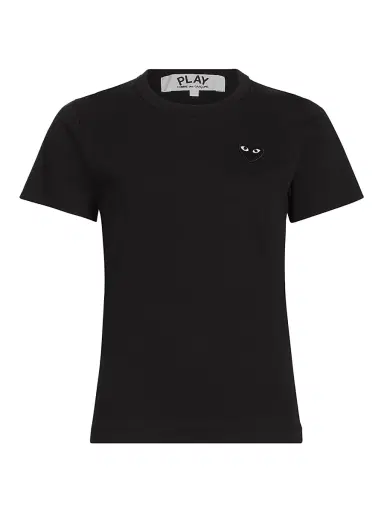 Comme des Garçons PLAY Women's Heart T-Shirt - Black - Size XS | Thumbnail 1 Comme des Garçons PLAY Women's Heart T-Shirt - Black - Size XS | Thumbnail 1